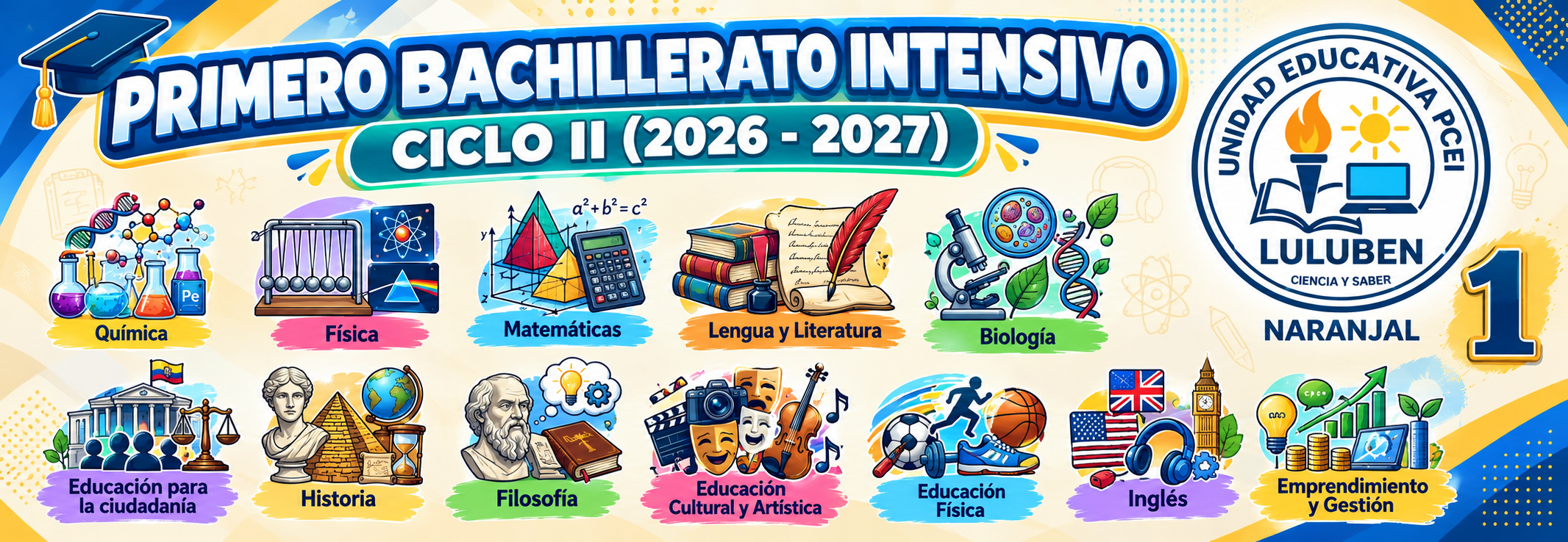 Primer Año Bachillerato Intensivo